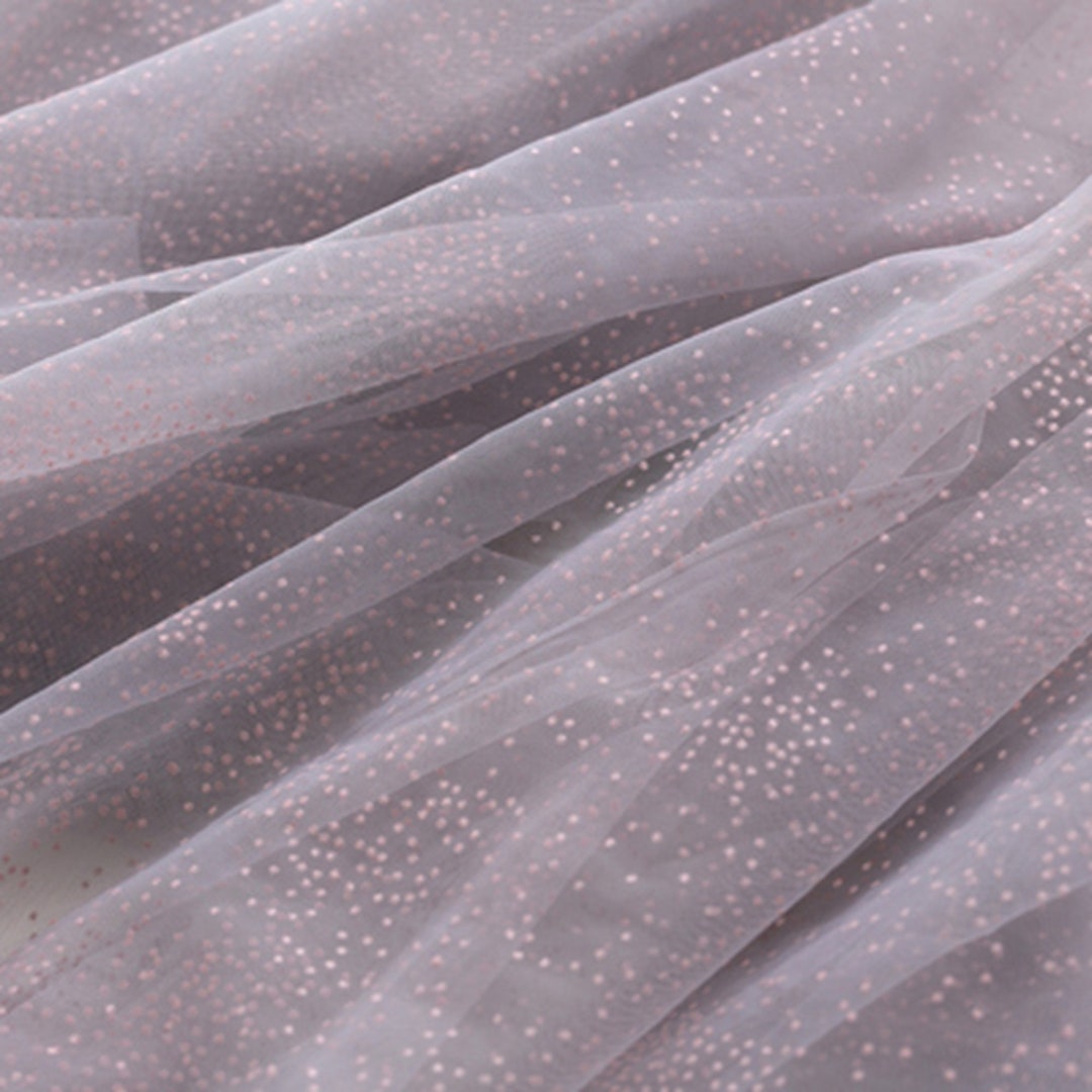 Mesh Fabric Lilac Lace Fabric Dress Fabric DIY Fabric 1/2 - Etsy