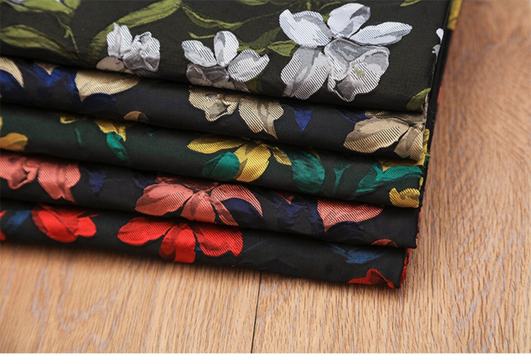 Jacquard Fabric, Embossed Jacquard Fabric, Handmade Diy Fabric, Dress