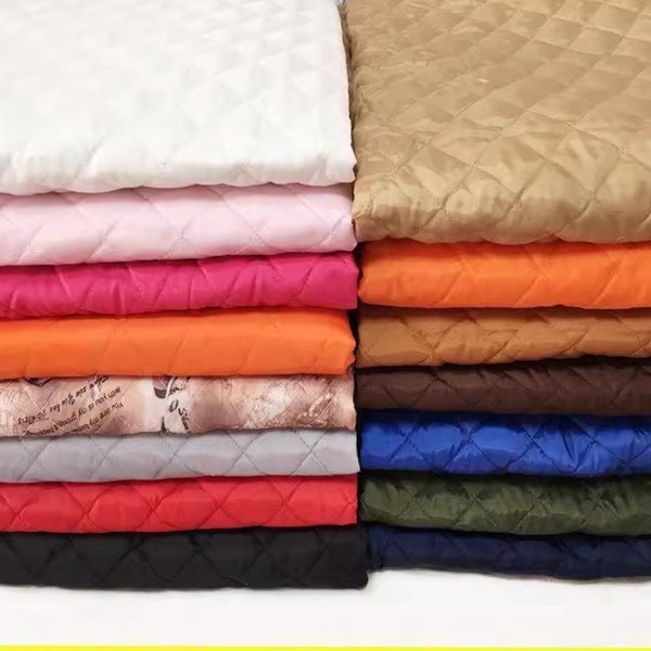 Double Sided Quilted Fabric by the Yard Etsy