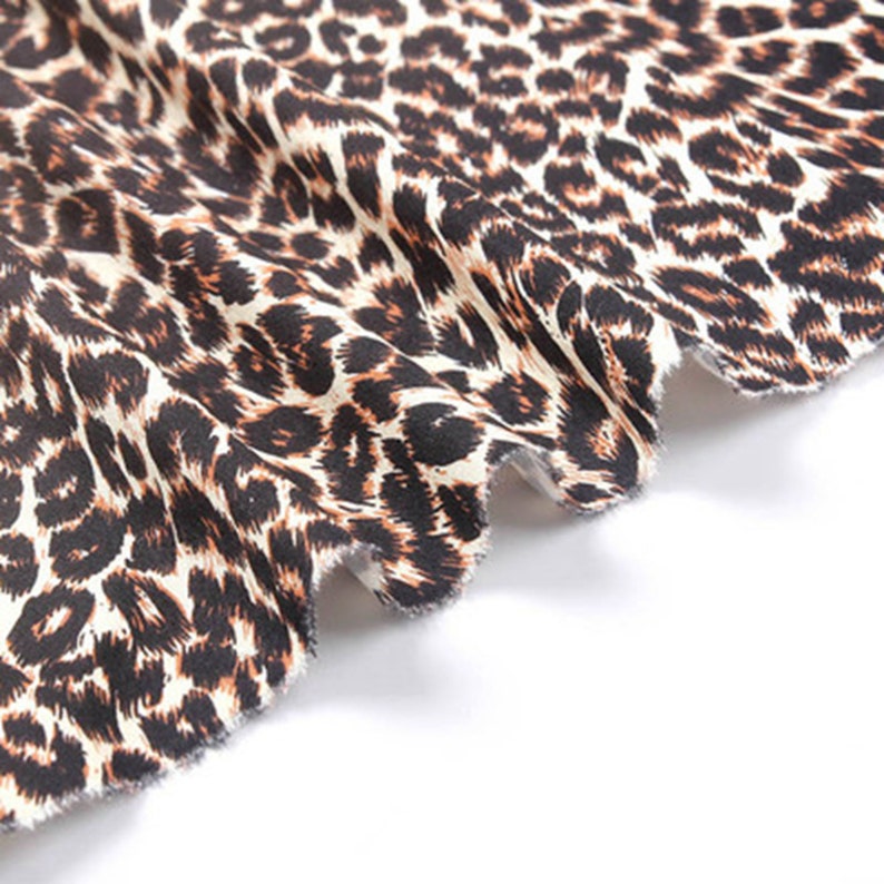 Cotton Fabric 100% Cotton Fabric Cotton Leopard Print Fabric Fabric mask Face Mask Fabric 1/2 Yard image 6