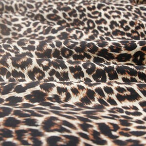 Cotton Fabric 100% Cotton Fabric Cotton Leopard Print Fabric Fabric mask Face Mask Fabric 1/2 Yard image 3