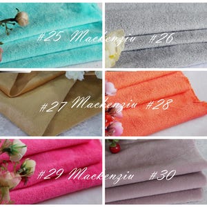 Solid Smooth Minky Fabric: Plush Cuddle Fabric - 65'' Wide By The Yard image 6
