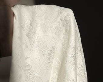 Retro Textur dunkles Muster Jacquard Stoff: Cheongsam, Mantel, Kleid - 1/2 Yard