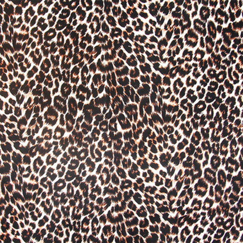 Cotton Fabric 100% Cotton Fabric Cotton Leopard Print Fabric Fabric mask Face Mask Fabric 1/2 Yard image 4