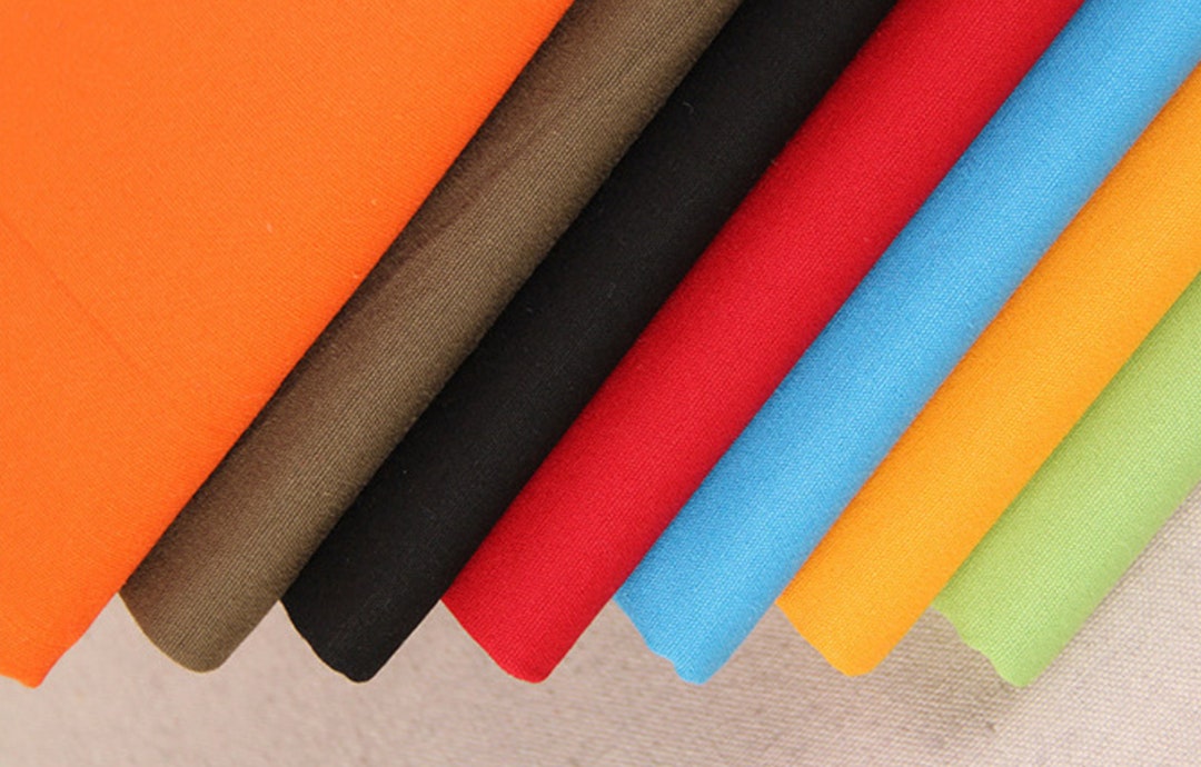 Waxed Canvas Fabric Hand Waxed Cotton Canvas Fabric Water Resistant Waterproof Fabric 1/2 Yard
