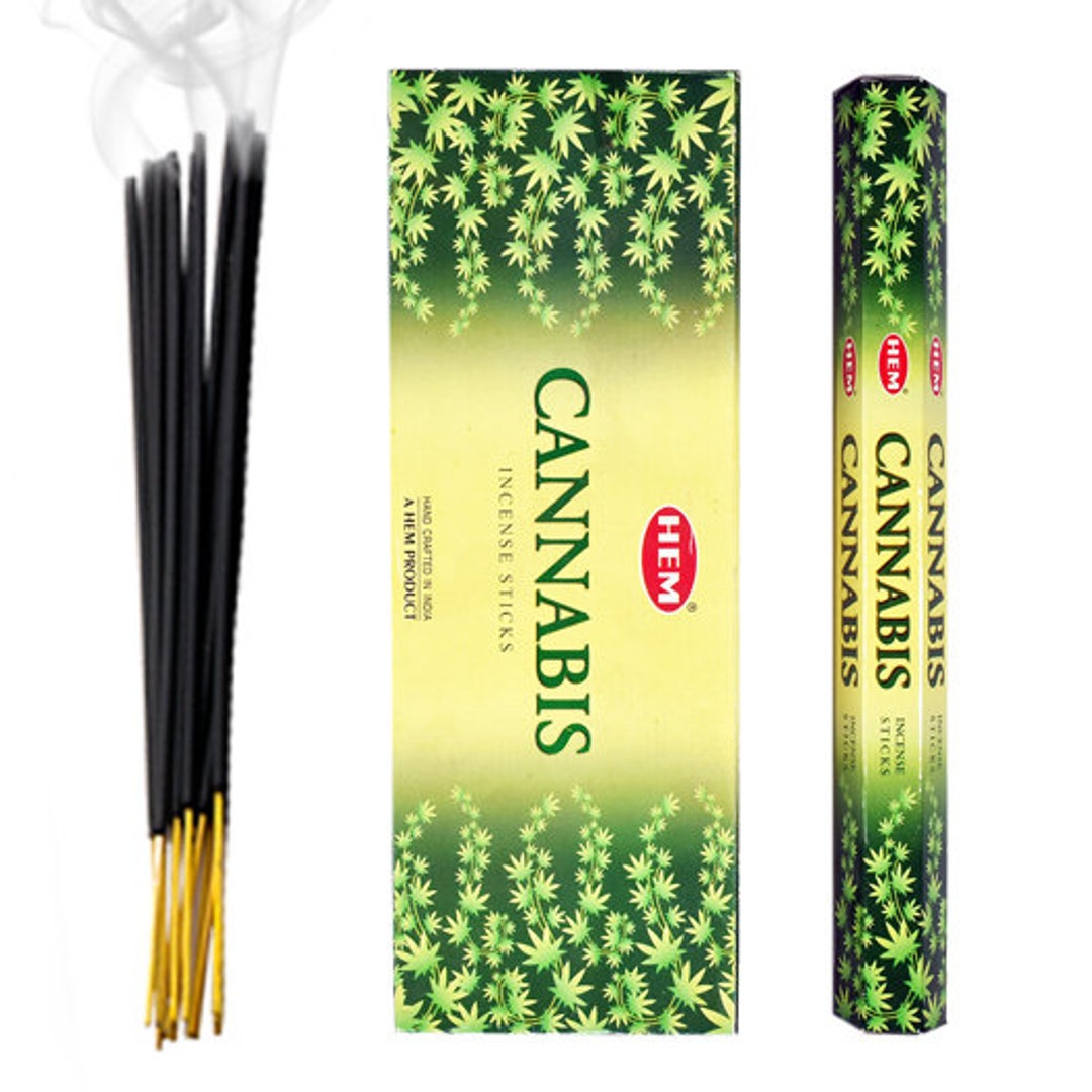 HEM Cannabis Incense Sticks 120 Sticks Etsy