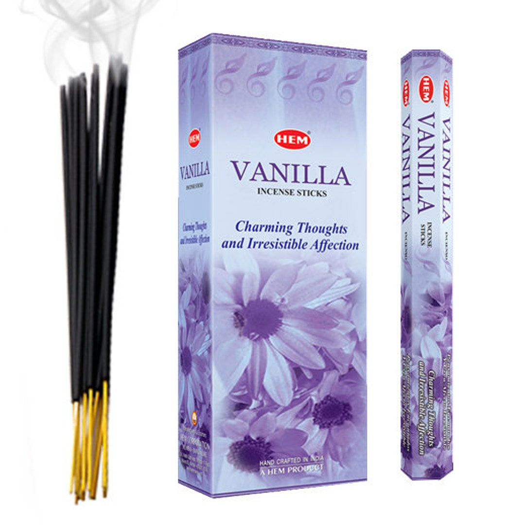 HEM Vanilla Incense Sticks 120 Sticks Etsy