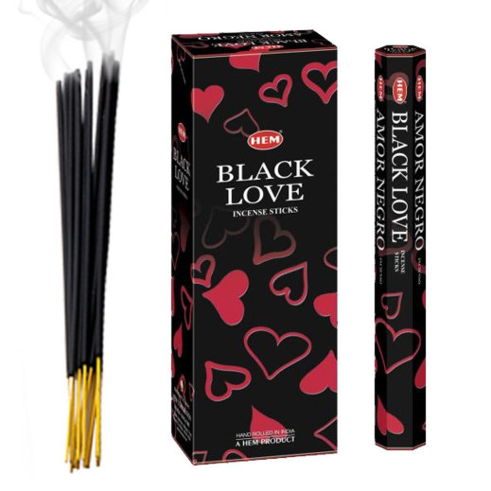HEM Black Love Incense Sticks 120 Sticks Etsy