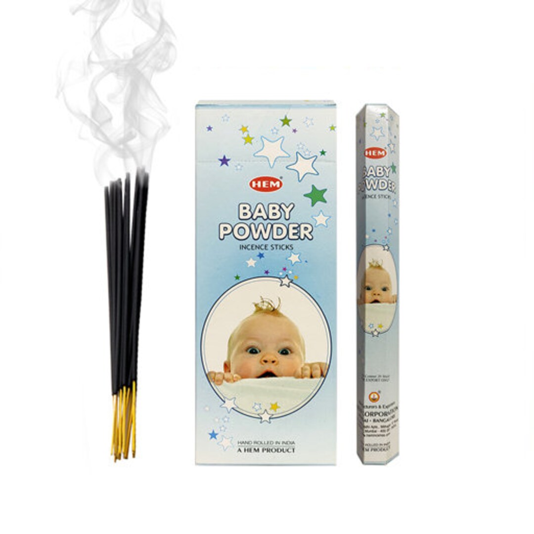 HEM Baby Powder Incense Sticks 120 Sticks Etsy