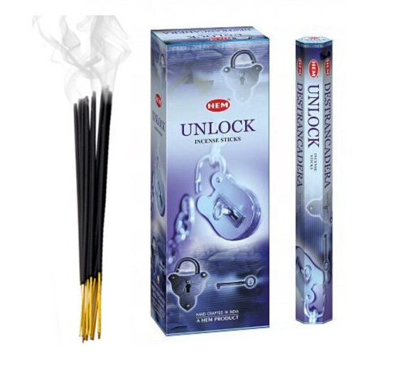 HEM Unlock Incense Sticks 120 Sticks Etsy Canada