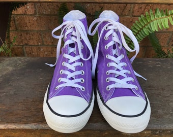 purple high tops