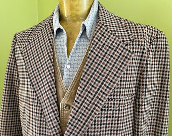 1980's Vintage Men's Tweed Blazer Sz XL - OOAK