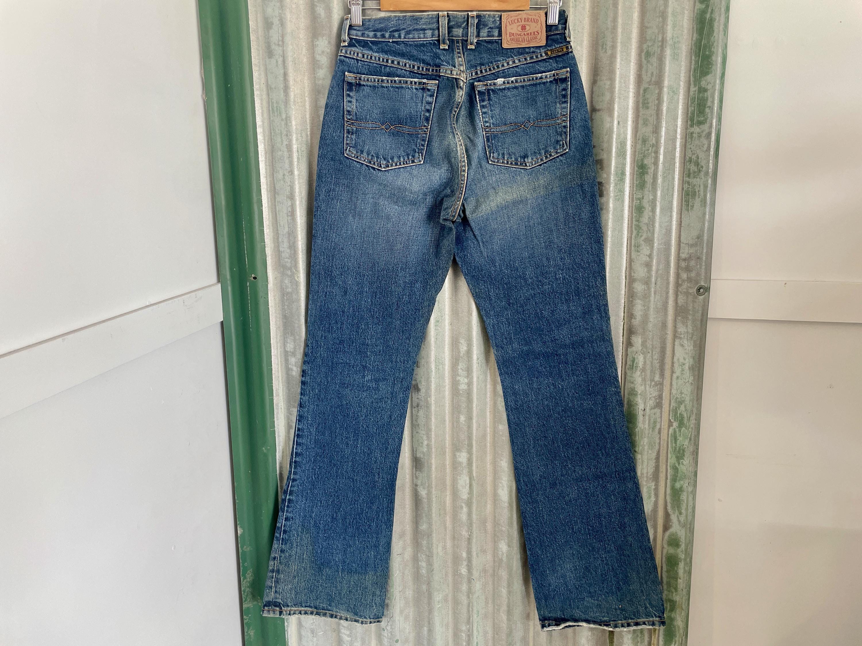 Vintage Lucky Brand Jeans – Blue Denim Straight Leg, USA Made Sz 6 