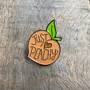 Enamel Pin - Just Peachy