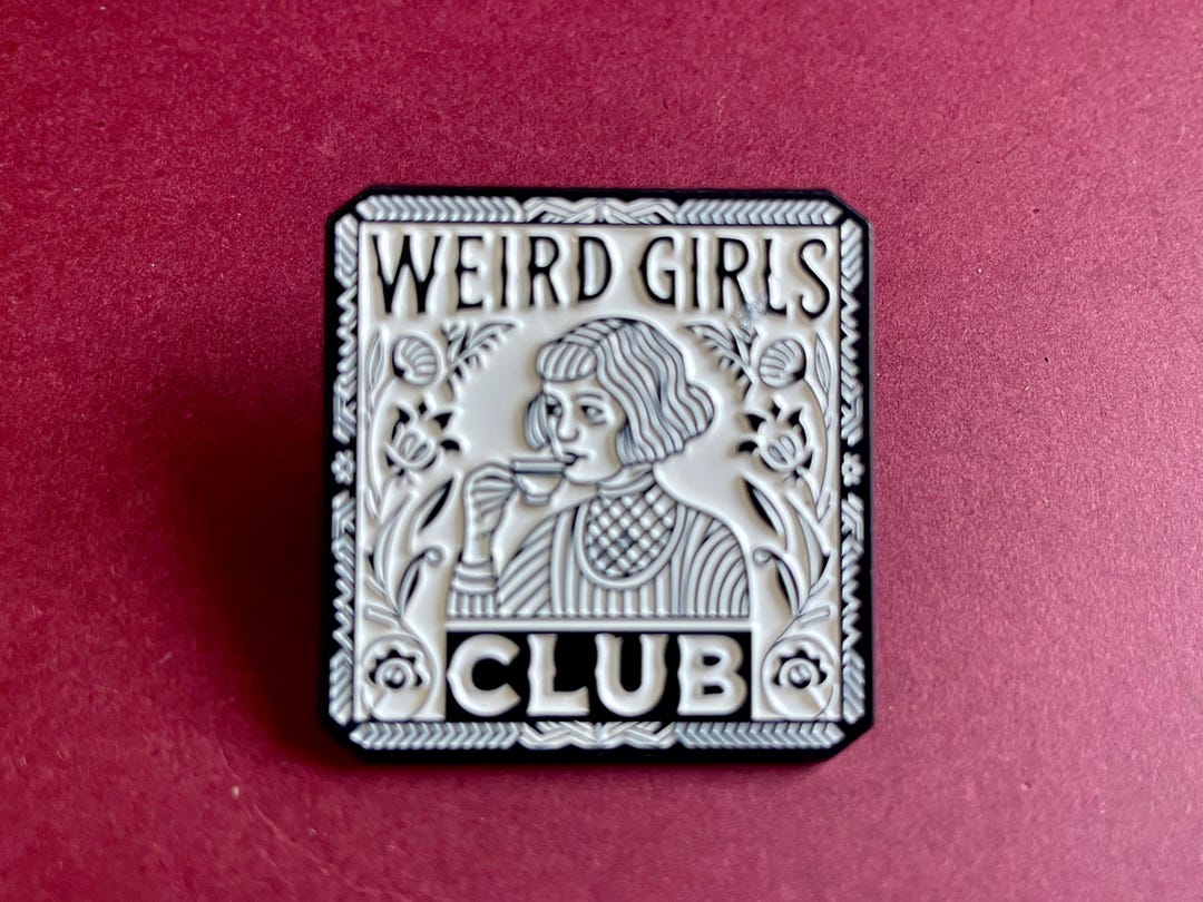Enamel Pin - Weird Girls Club - Etsy