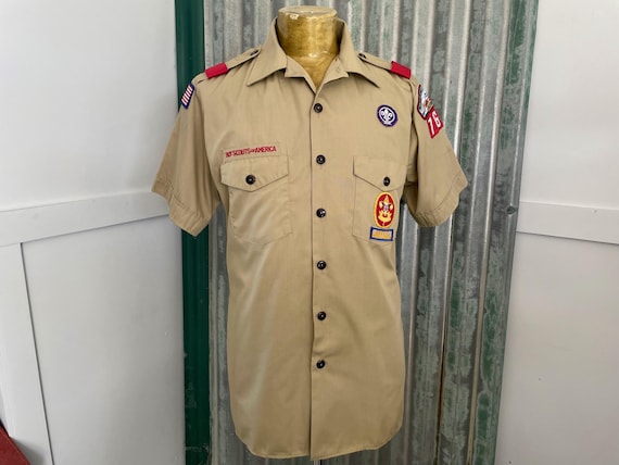 Chemise Scoot Homme Taille XXS - Patchs Montréal Canada - Marque La Cordee - Occasion Très Bon état