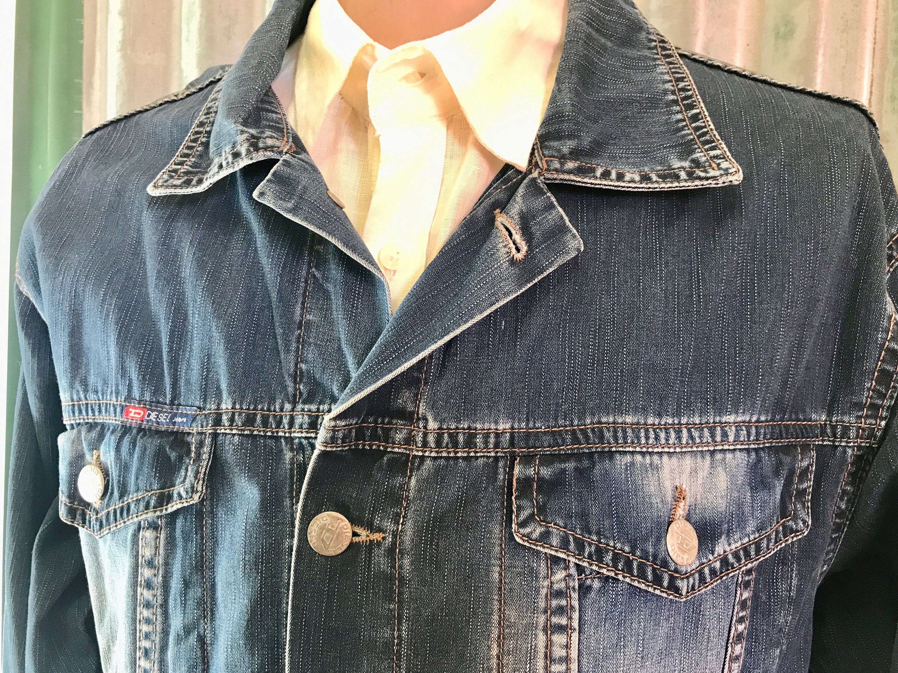 Vintage diesel store denim jacket