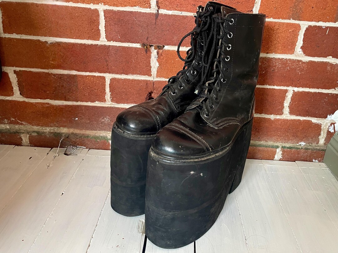 10cm Leather Platform Ankle Boots for Women main image 0