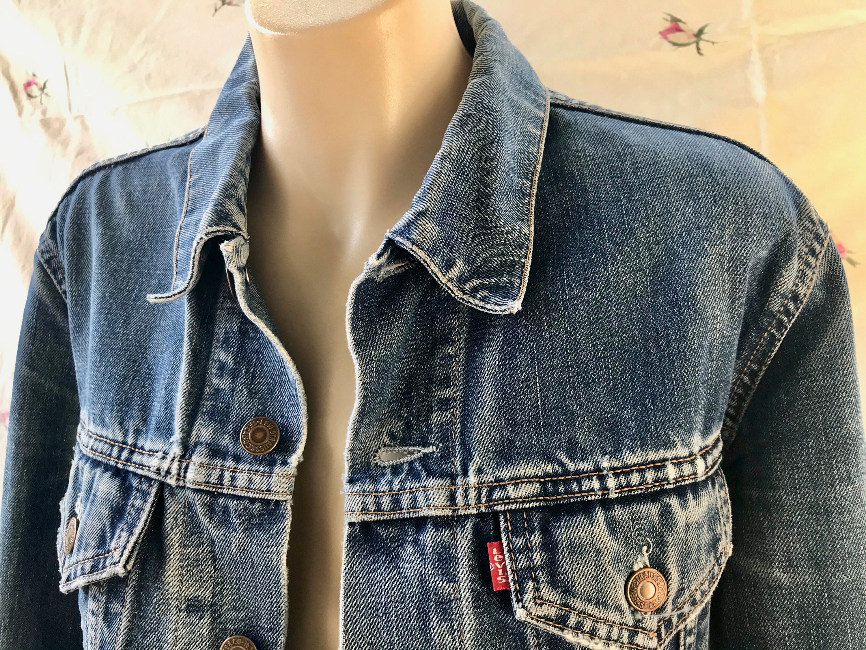 Sale Vintage Girl's Levi's Denim Trucker Jacket - Etsy Denmark