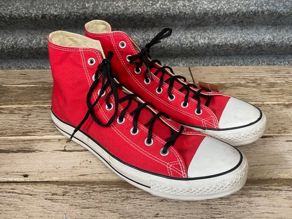 red converse 13