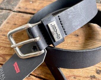 Levi's ターコイズ　ブラックレザーベルト　ヴィンテージ　希少 希少 70s LEVI'S USA製 リーバイス ベルト バックル