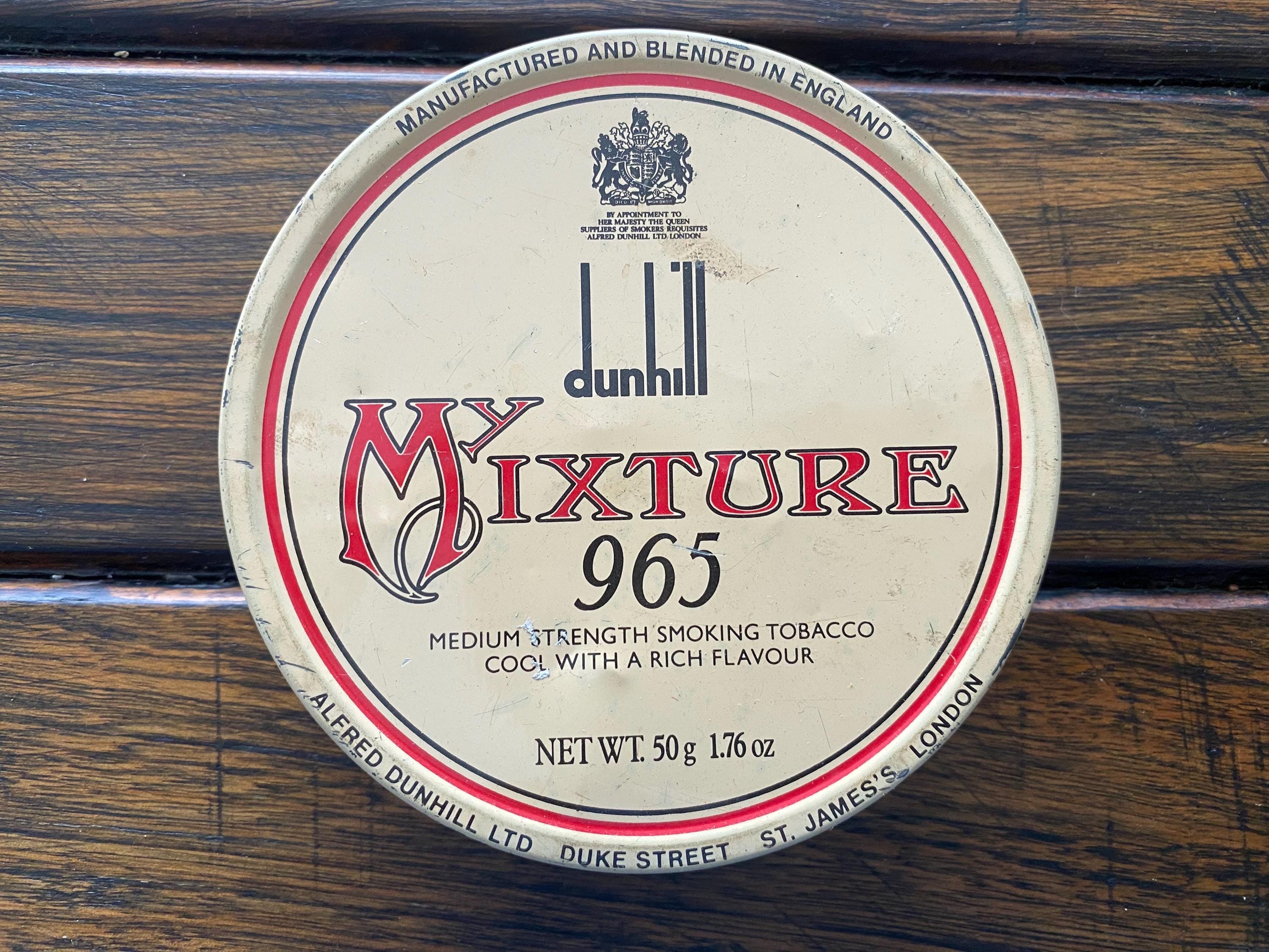 1960's Antique Tin - Dunhill My Mixture 965 - Round - OOAK - Etsy