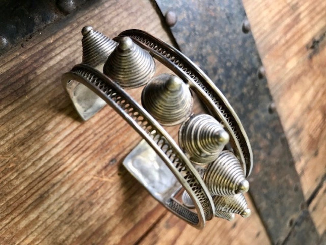 ヴィンテージ ヒルトライブ シルバーブレスレット 1960 年代 - 箱入り