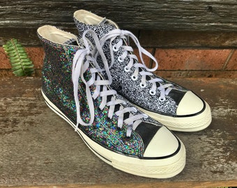 converse glitter shine platform