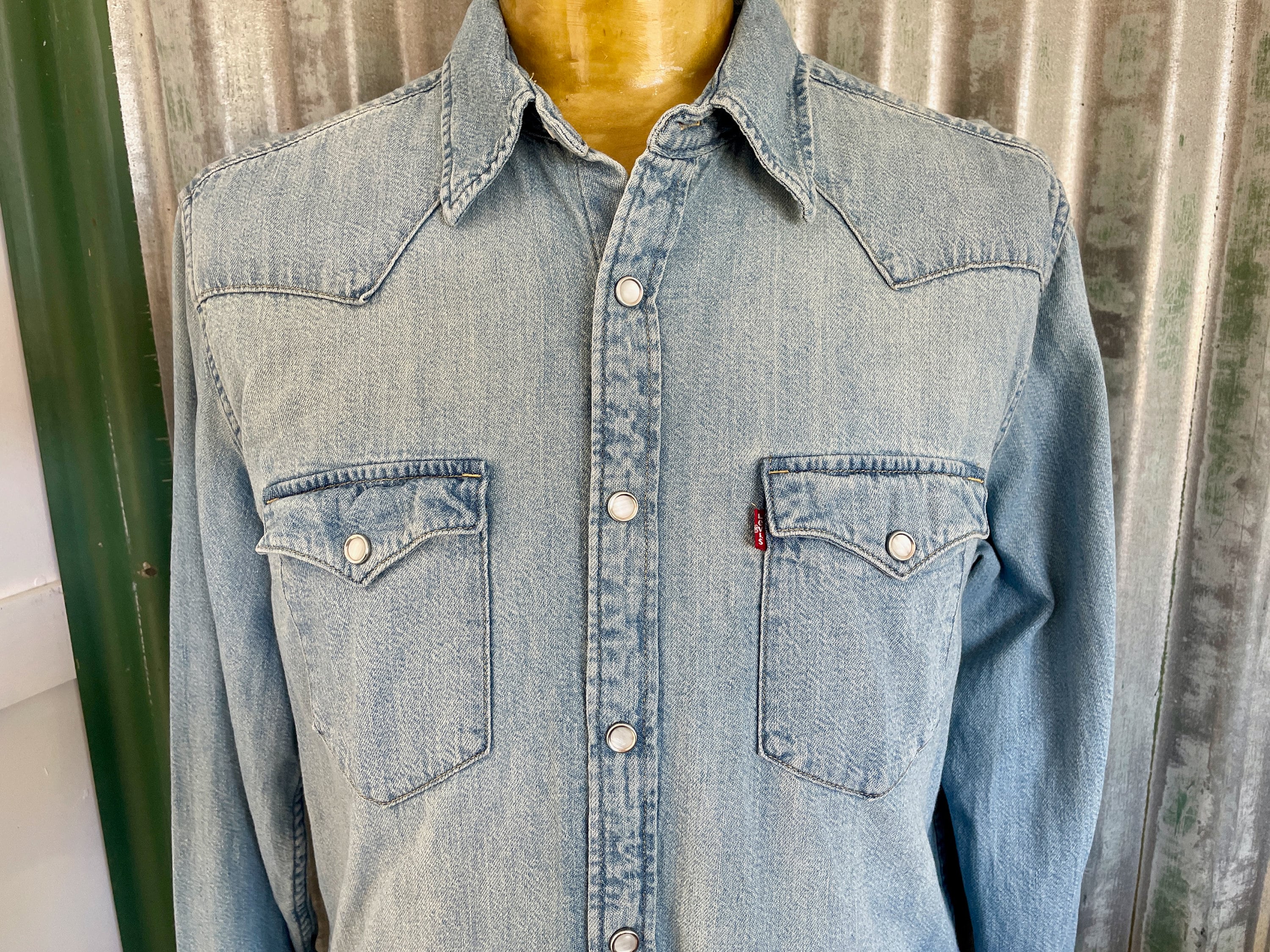 Levis Western Shirt - Etsy Levis Western Shirt - Etsy