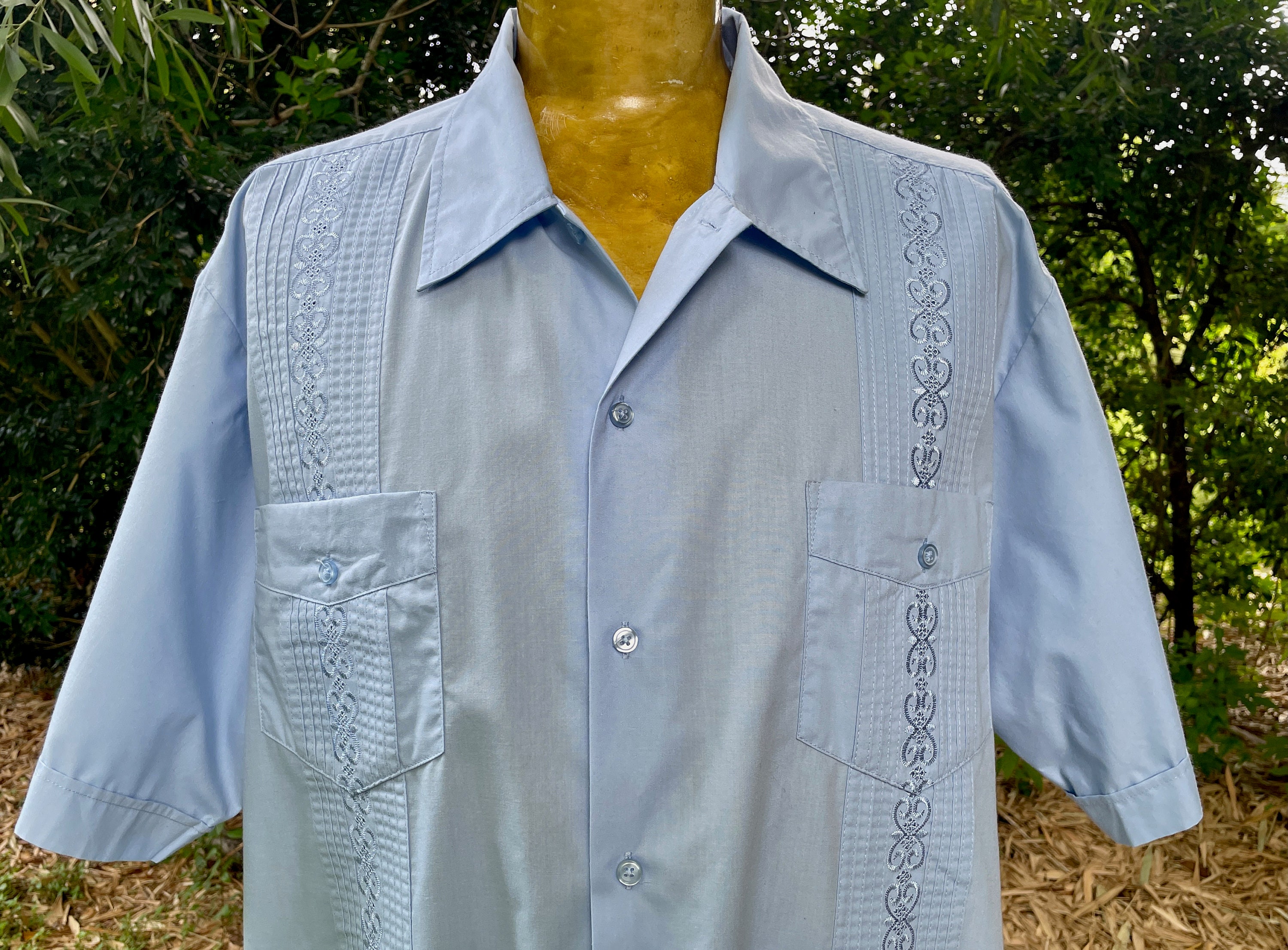 Vintage guayabera - Etsy México