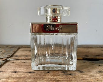 エレガントなヴィンテージ 50 ml 香水瓶 クロエ シルバープレート