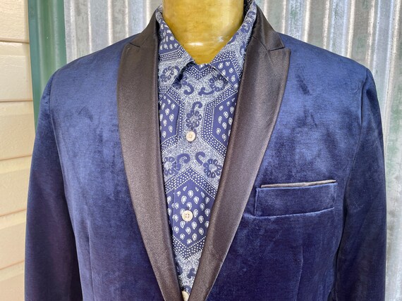 blazer vintage blue
