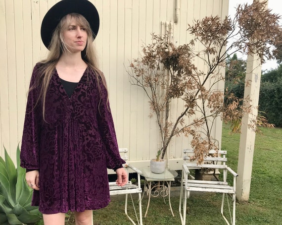 free people velvet dress