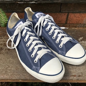 Blue Converse All Stars - Sz 11- Women&#39;s 13 - OOAK
