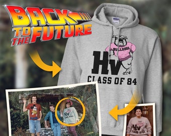 Rare - Hillvalley Bulldogs in Back to the Future - Vintage Hoodie