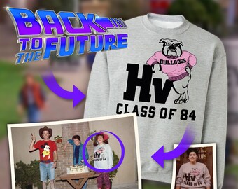 Rare - Hillvalley Bulldogs in Back to the Future - Vintage Hoodie