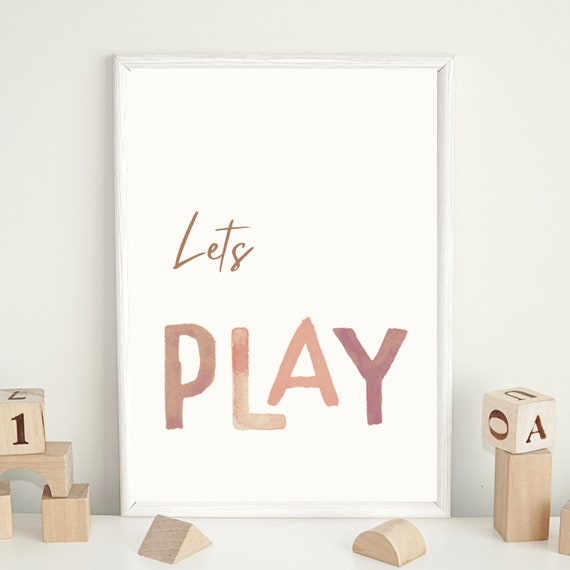 Let's Play Print Let's Play Boho Nursery - Etsy