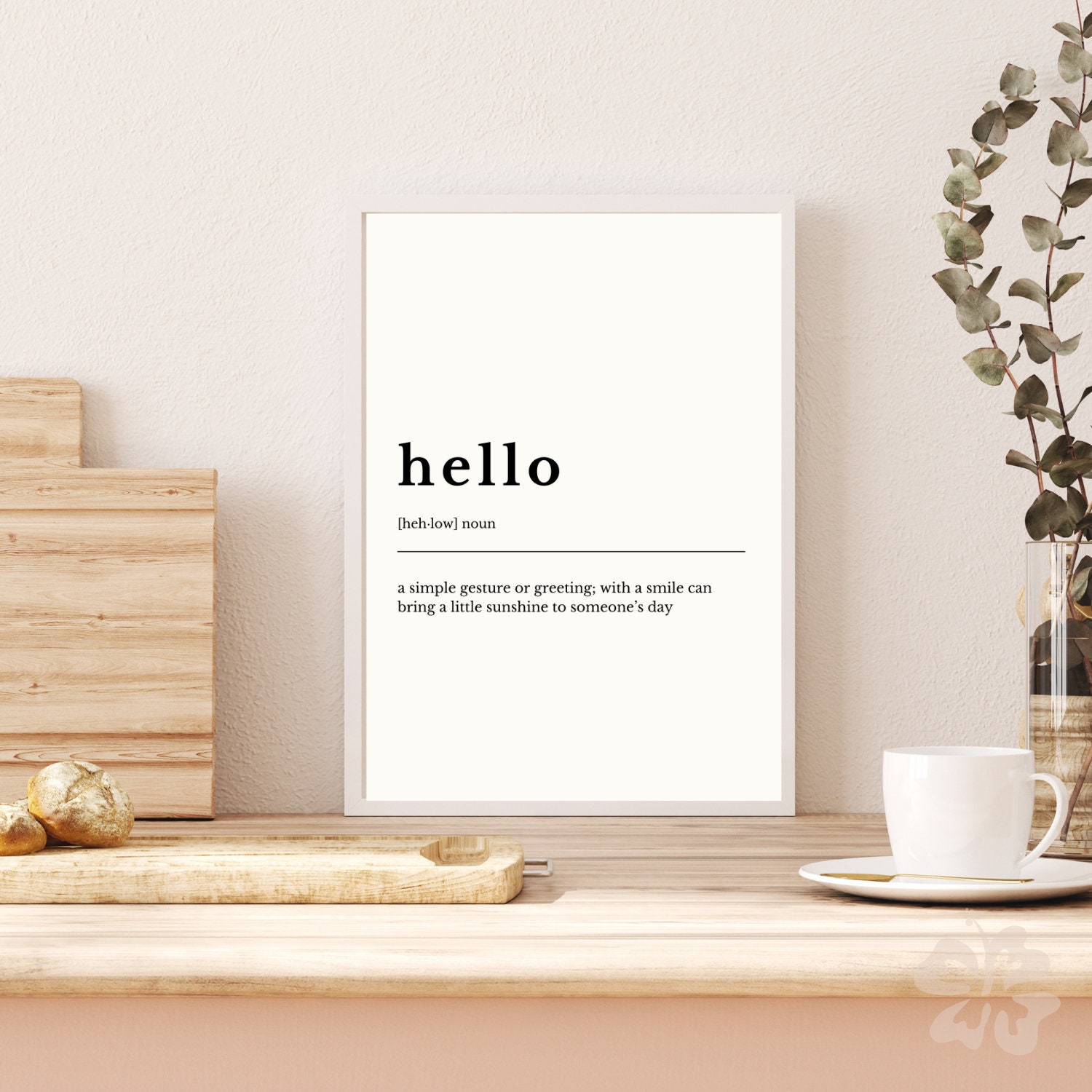 Hello Definition Sign, Hello Definition Print, Download Definition ...