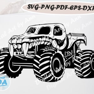Free Free 334 Shark Monster Truck Svg SVG PNG EPS DXF File