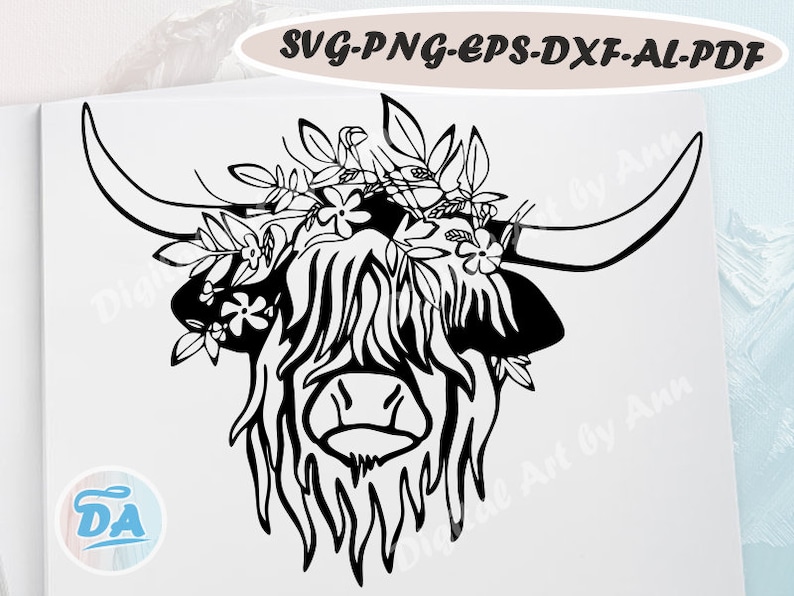 Highland Cow SVG Cow Svg Heifer Svg Svg files for Cricut ...