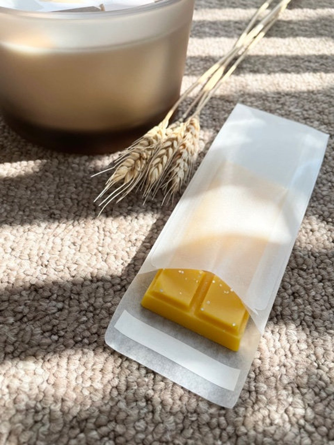 Wax Melt Snap Bar Packaging Peel and Seal Glassine Bags Eco Etsy