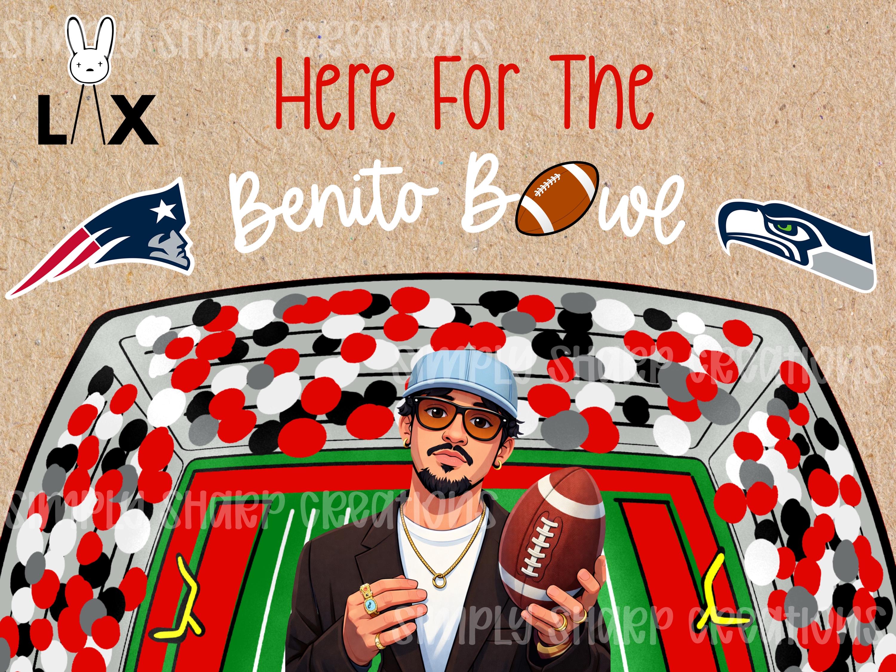 Custom Sunday Big Game Banner, Hand Painted Football Banner, Benito ...