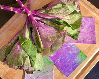 Purple kale-inspired 4-pack