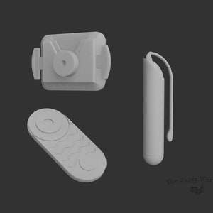 Accessori per cintura e comunicatori da polso del Cavaliere Galattico File 3D per cosplay/costume
