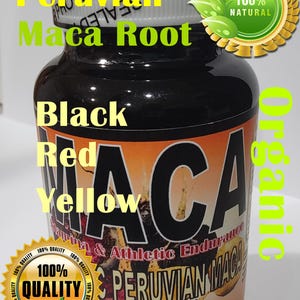 Capsulas de Maca, raiz de maca, Maca peruana, peruvian maca 100 Natural herbal Capsules !!!