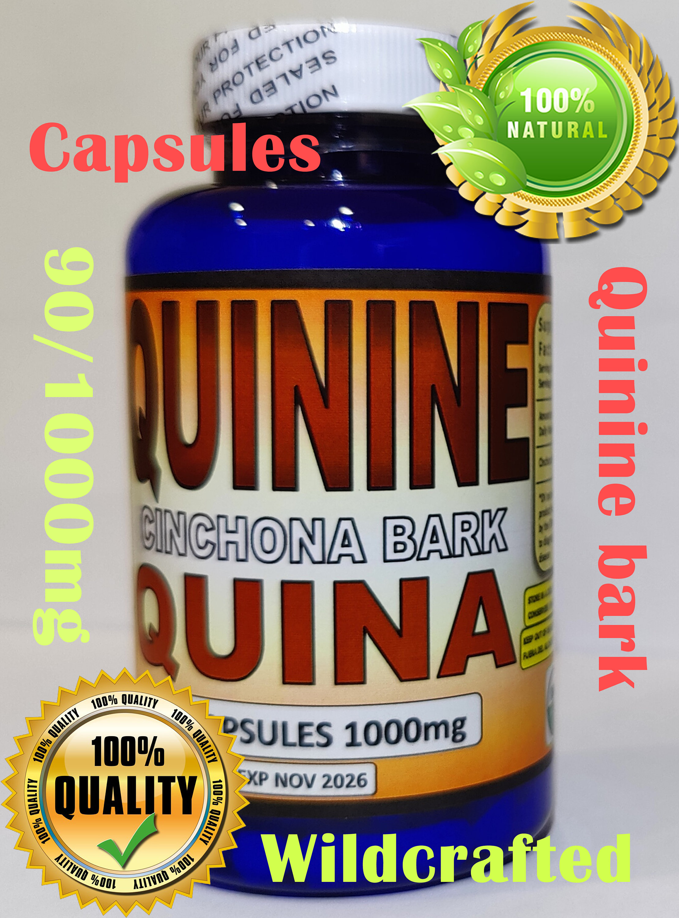 Quinine/cinchona/peruvian Bark Jesuit's Bark Quinine Tree 90/1000mg ...