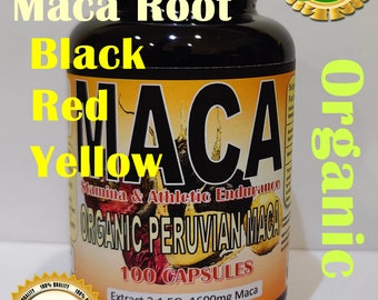 Capsulas de Maca, raiz de maca, Maca peruana, peruvian maca 100 Natural herbal Capsules !!!