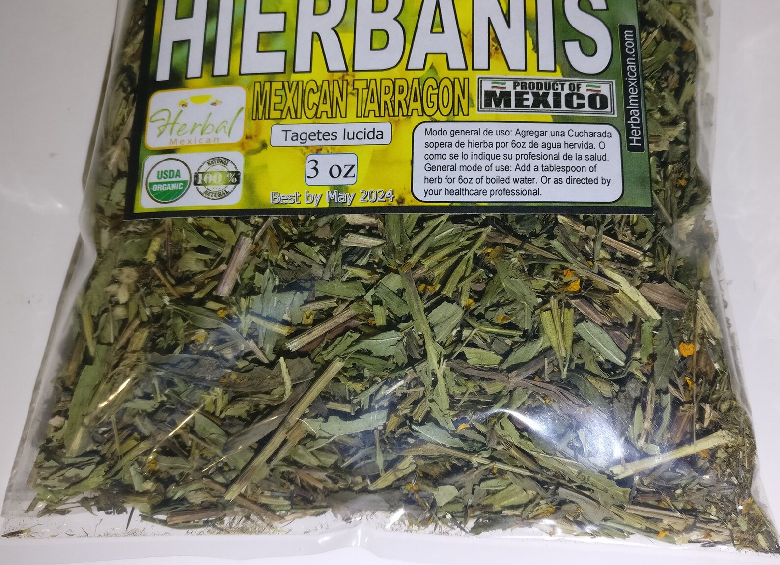 Hierbanis estragón mexicano tegetes lucida caléndula de Etsy