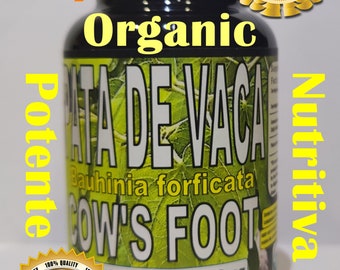 Pata de Vaca Cow's foot 100/1000mg Capsules (Pata de vaca Capsulas) Natural Organic !!!