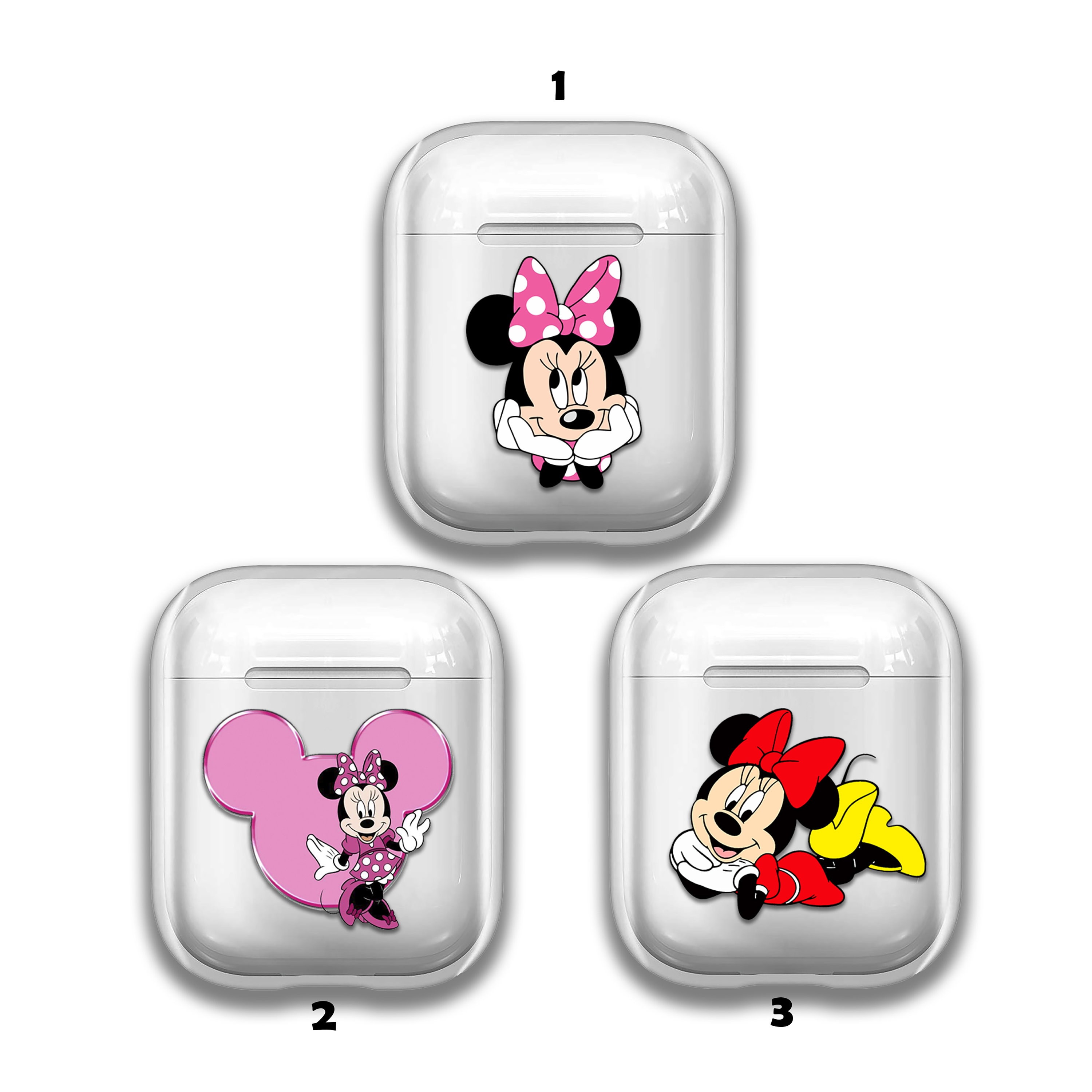 Minnie Mouse Tech Gift Set- Minnie Mouse Headphones/Clip on Ring  Light/Adhesive Phone Wallet - Minnie Mouse Gifts for Kids/Men/Women/All  Disney Lovers